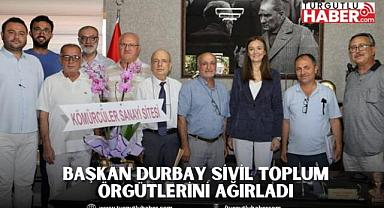 BAŞKAN DURBAY SİVİL TOPLUM ÖRGÜTLERİNİ AĞIRLADI