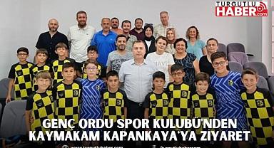 Genç Ordu Spor Kulubü'nden Kaymakam Kapankaya'ya Ziyaret