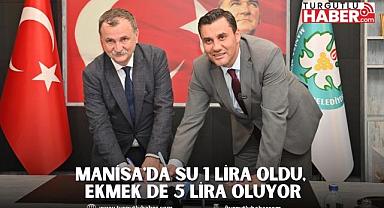 Manisa'da Su 1 lira oldu, ekmek de 5 lira oluyor