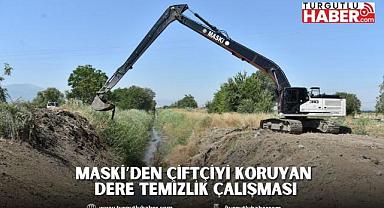 MASKİ’den çiftçiyi koruyan dere temizlik çalışması