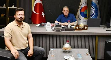 Muhtar Denli'den, Başkan Aydın'a Ziyaret