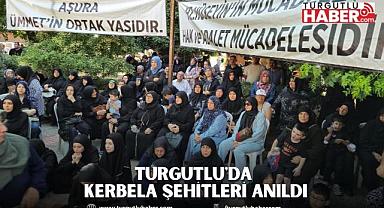 Turgutlu'da Kerbela şehitleri anıldı