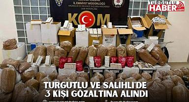 Turgutlu ve Salihli'de 3 Kişi Gözaltına Alındı