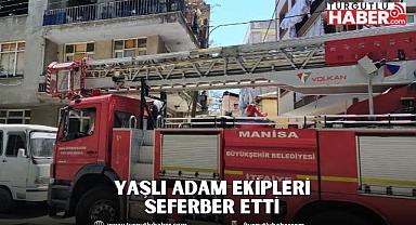 Yaşlı adam ekipleri seferber etti