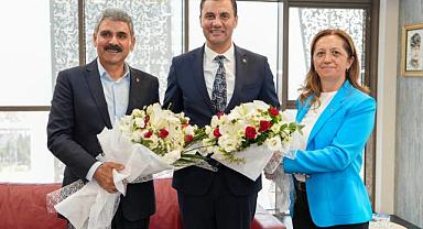 Başkan Ferdi Zeyrek DİSK’İ Konuk Etti