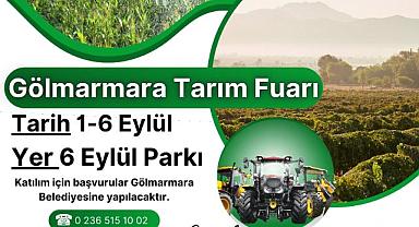 GÖLMARMARA TARIM FUARI BAŞLIYOR