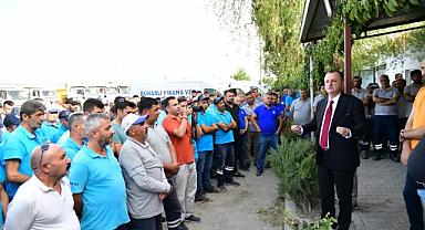 İŞÇİLERLE BİRARAYA GELEN BAŞKAN BALABAN’DAN PROMOSYON MÜJDESİ