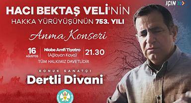 Manisa Büyükşehir Belediyesi’nden Hacı Bektaş Veli’yi Anma Konseri
