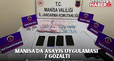 Manisa'da Asayiş Uygulaması 7 Gözaltı