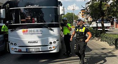Manisa’da işçi servislerine denetim