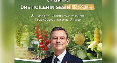 Özgür Özel'den, Turgutlu'da Çitçilere Destek Mitingi