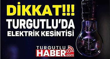 Turgutlu'da Elektrik Kesintisi