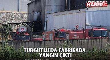 Turgutlu'da fabrikada yangın çıktı