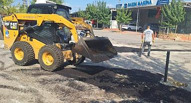 YUNUSEMRE’DEN KSS’DE ASFALT YAMA ÇALIŞMASI