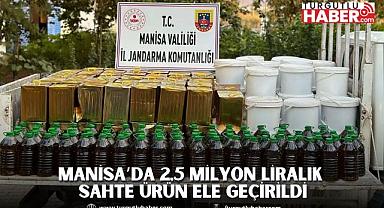 2,5 Milyon liralık sahte ürün ele geçirildi