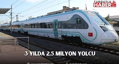 3 YILDA 2,5 MİLYON YOLCU