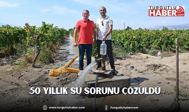 50 Yıllık Su Sorunu Çözüldü