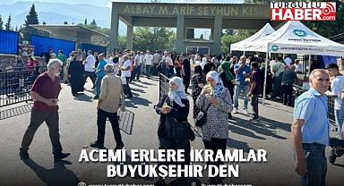 Acemi Erlere İkramlar Büyükşehir’den