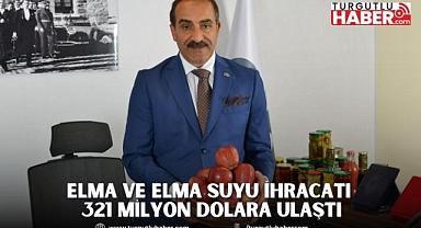 Elma ve elma suyu ihracatı 321 milyon dolara ulaştı