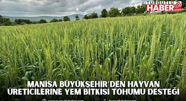 Manisa Büyükşehir’den hayvan üreticilerine yem bitkisi tohumu desteği