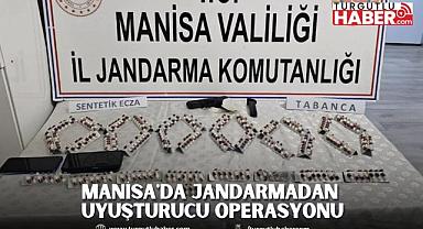 Manisa'da Jandarmadan uyuşturucu operasyonu
