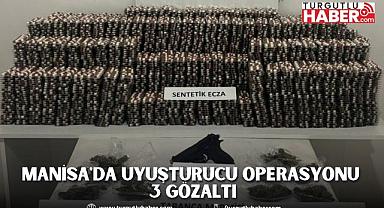 Manisa'da Uyuşturucu Operasyonu 3 gözaltı