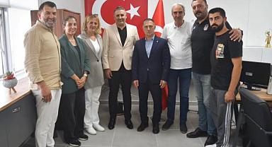 OLİMPİYAT ŞAMPİYONU HÜSEYİN ÖZKAN'DAN YUNUSEMRE'YE ZİYARET