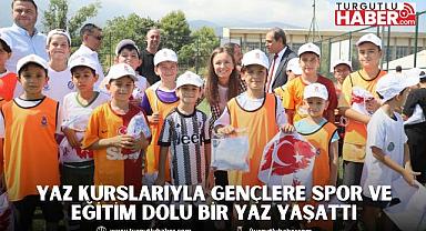 ŞEHZADELER BELEDİYESİ YAZ KURSLARIYLA GENÇLERE SPOR VE EĞİTİM DOLU BİR YAZ YAŞATTI