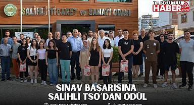 Sınav başarısına Salihli TSO’dan ödül