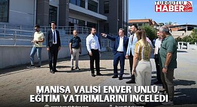Vali Ünlü, Eğitim Yatırımlarını İnceledi