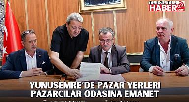  YUNUSEMRE’DE PAZAR YERLERİ PAZARCILAR ODASINA EMANET