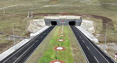 AŞIK ŞENLİK TÜNELİ VE ÇILDIR-AKTAŞ BAĞLANTI YOLU YARIN AÇILIYOR