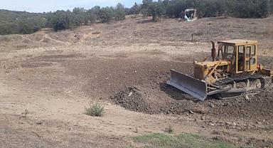 Kula’da Hayvan İçme Suyu Göletleri Temizleniyor