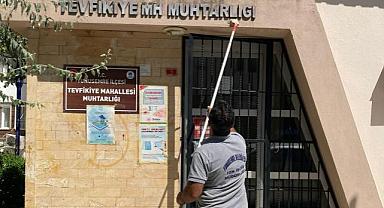 YUNUSEMRE’DEN MUHTARLIKLARA BAKIM ÇALIŞMASI
