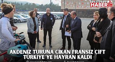 AKDENİZ TURUNA ÇIKAN FRANSIZ ÇİFT TÜRKİYE’YE HAYRAN KALDI