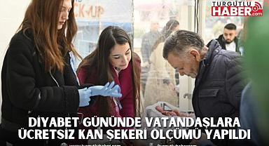 Diyabet Gününde Vatandaşlara Ücretsiz Kan Şekeri Ölçümü Yapıldı