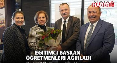 EĞİTİMCİ BAŞKAN ÖĞRETMENLERİ AĞIRLADI