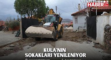 Kula'nın Sokakları Yenileniyor