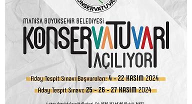 Manisa Büyükşehir Belediyesi Konservatuvarı Yeteneklerini Arıyor