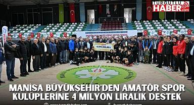Manisa Büyükşehir'den Amatör Spor Kulüplerine 4 Milyon Liralık Destek