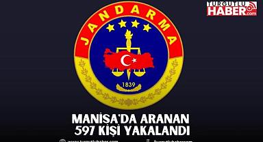 Manisa'da Aranan 597 Kişi Yakalandı