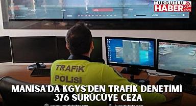 Manisa'da KGYS'den trafik denetimi 376 Sürücüye Ceza
