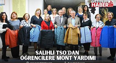 Salihli TSO’dan öğrencilere mont yardımı