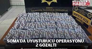 Soma'da uyuşturucu operasyonu 2 gözaltı