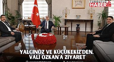 Yalçınöz ve Küçükekiz'den, Vali Özkan'a Ziyaret