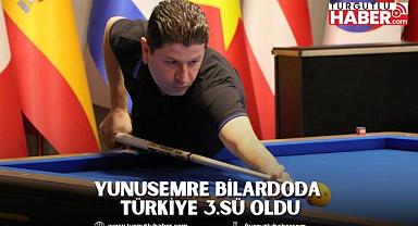 YUNUSEMRE BİLARDODA TÜRKİYE 3.SÜ OLDU