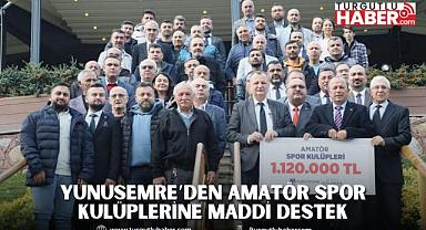 YUNUSEMRE’DEN AMATÖR SPOR KULÜPLERİNE MADDİ DESTEK
