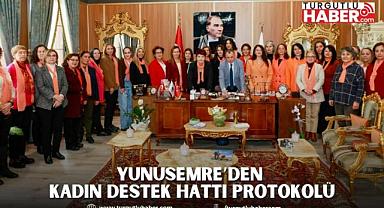 YUNUSEMRE’DEN KADIN DESTEK HATTI PROTOKOLÜ