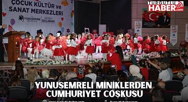 YUNUSEMRELİ MİNİKLERDEN CUMHURİYET COŞKUSU