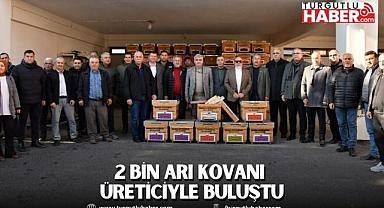 2 Bin Arı Kovanı Üreticiyle Buluştu
